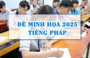 Đề minh họa môn Tiếng Pháp 2025 thi tốt nghiệp THPT